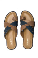 SLIPPER FR-9152 BEIGE/BLUE