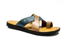 SLIPPER FR-9152 BEIGE/BLUE