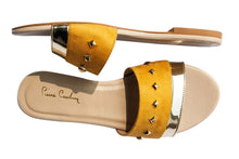 SLIPPER CF-0353 BEIGE&GOLD