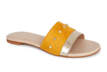 SLIPPER CF-0353 BEIGE&GOLD